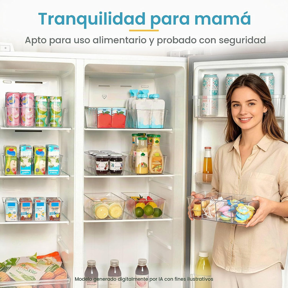 Vtopmart - Paquete de 10 recipientes organizadores de almacenamient...