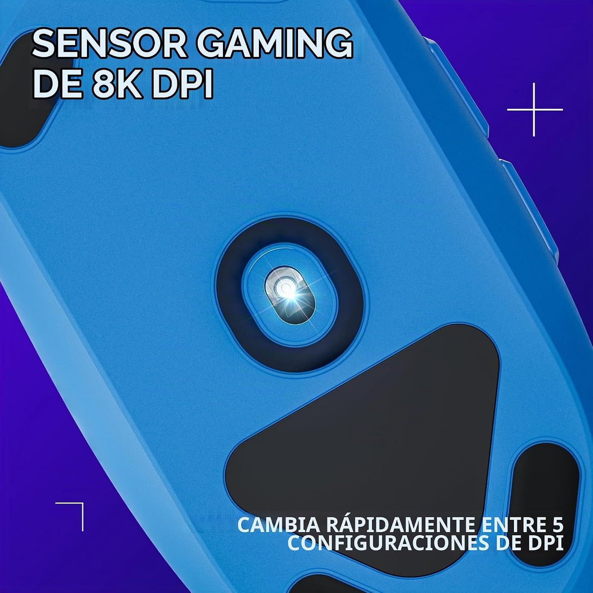 Logitech G203 Wired Gaming Mouse - Blue | LIGHTSYNC RGB, memoria in...