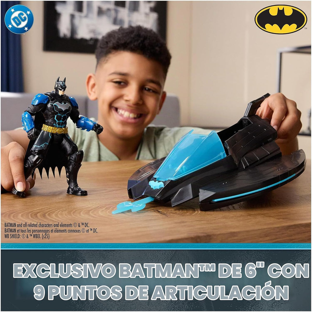 Vehículo de juguete DC Comics Ninja Strike Katana Blade Batwing | A...