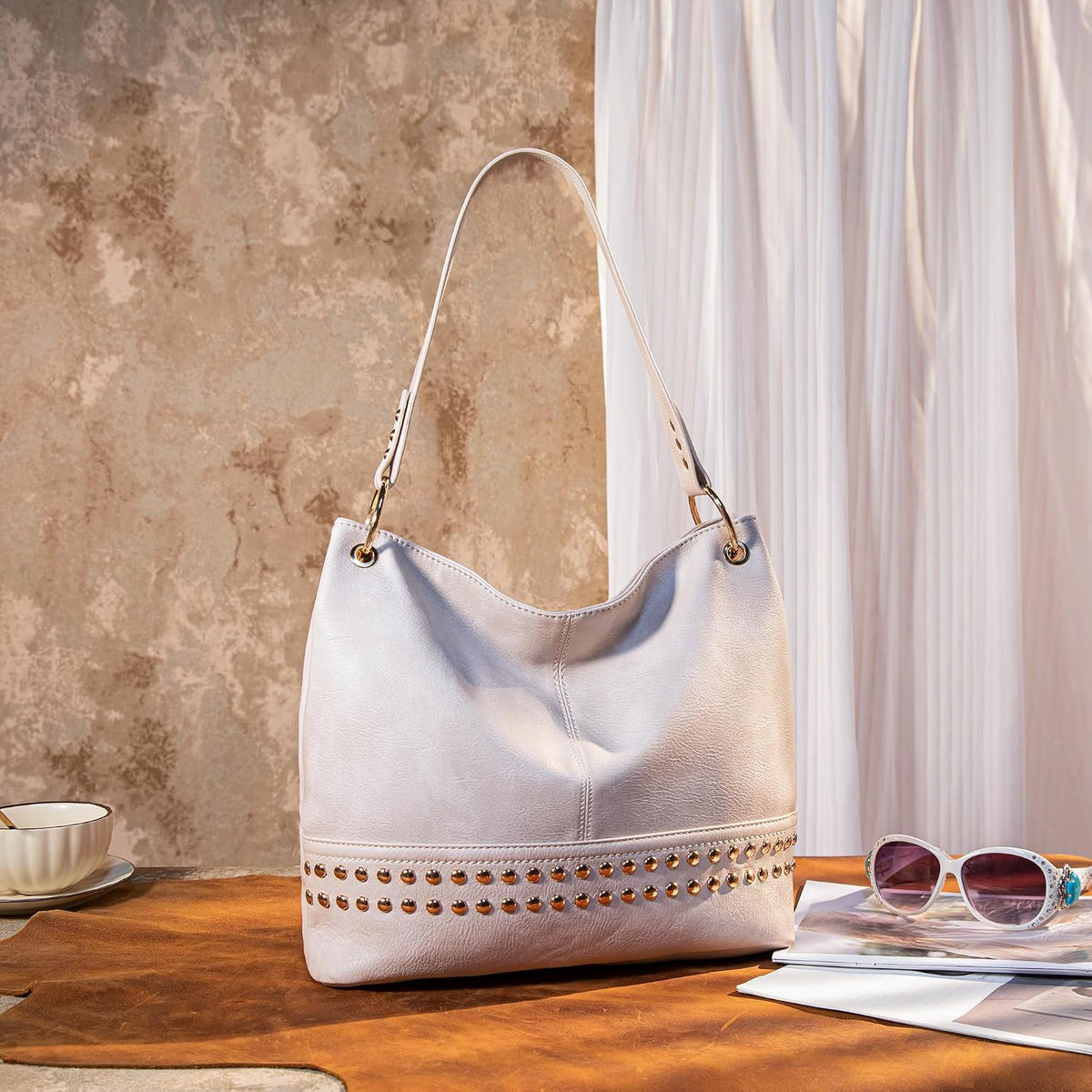 Carteras para mujer, bolsos hobo para mujer, bolso de hombro holgad...