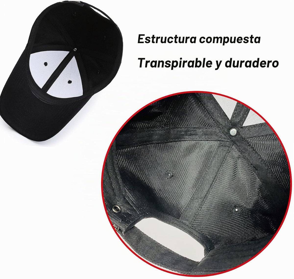 PFFY 2 paquetes de gorra de béisbol Golf Dad Hat para hombres y muj...
