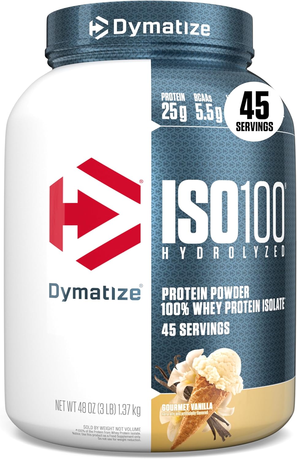Dymatize Nutrition 100% proteína de suero de leche aislada hidroliz...