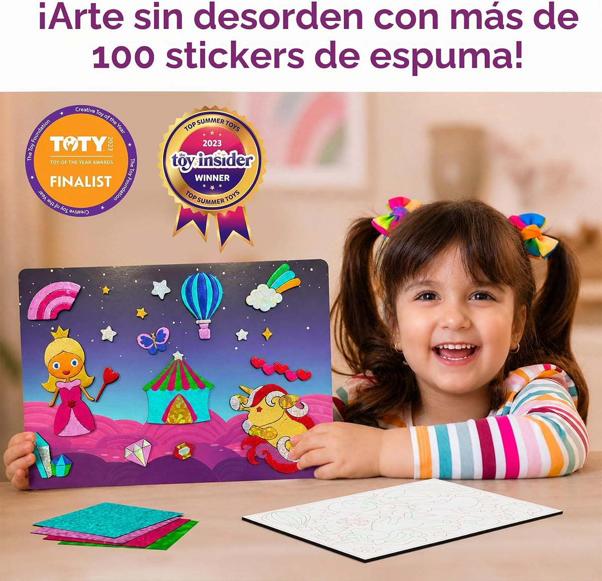 Skillmatics Foil Fun Unicorn & Princess, Foil Art & Craft,...