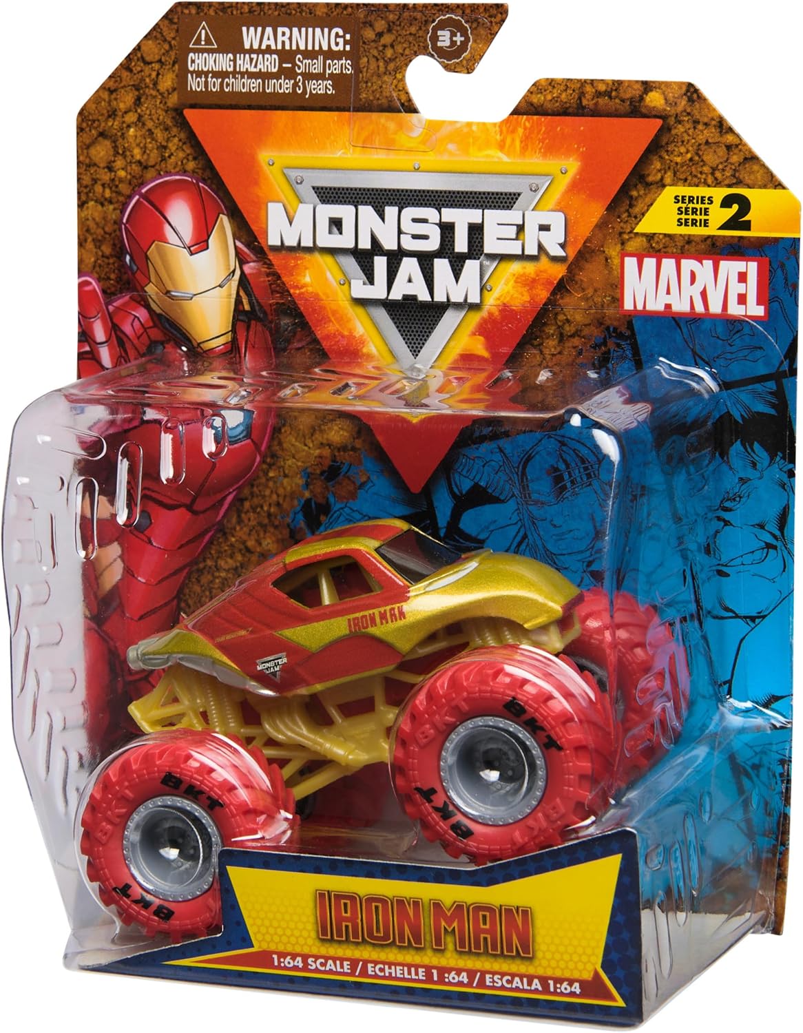 Monster Jam, Marvel - Camión monstruo oficial de Iron Man, vehículo...
