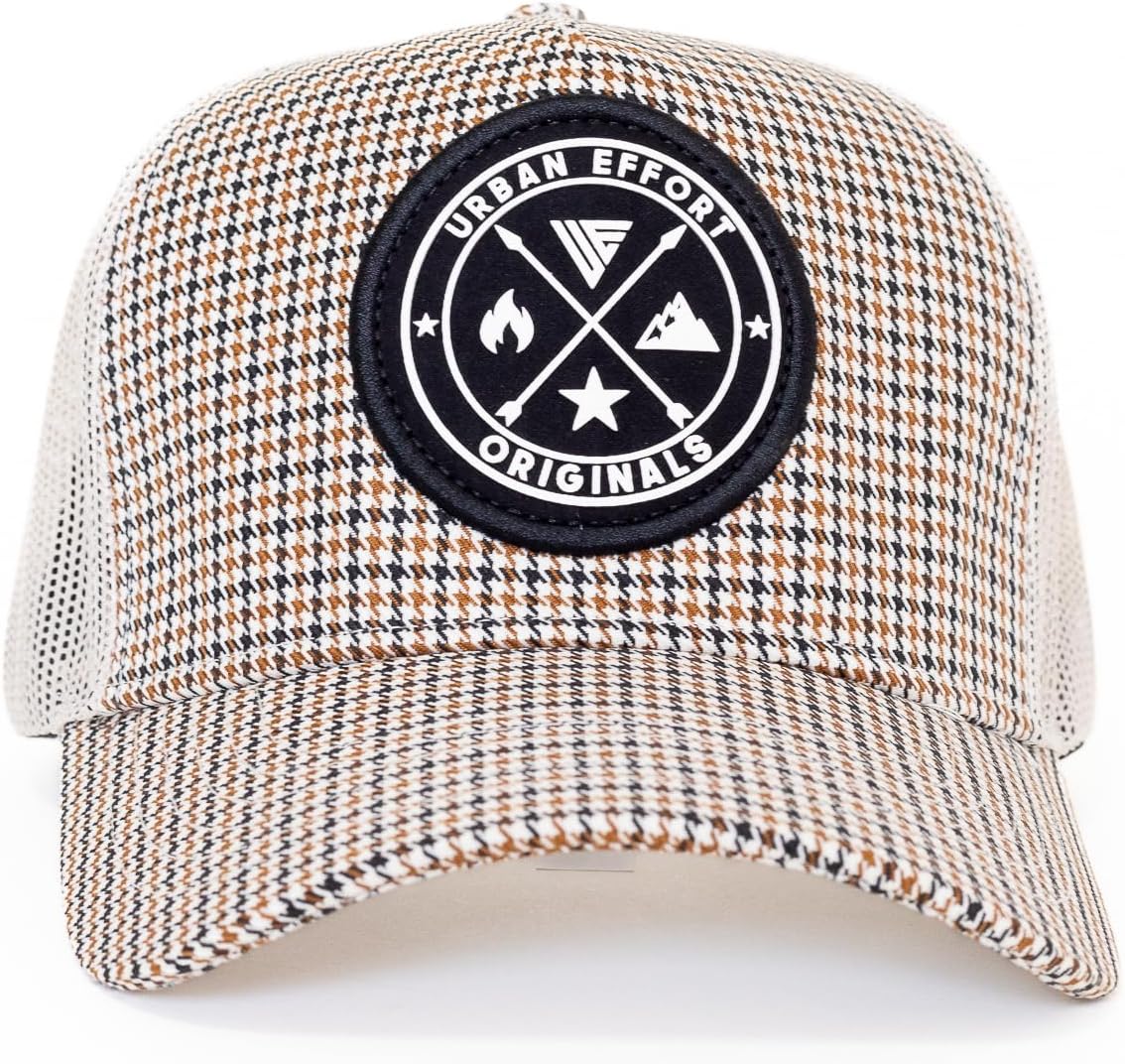 Urban Effort Trucker Hat para hombre – Gorra de béisbol con parte t...