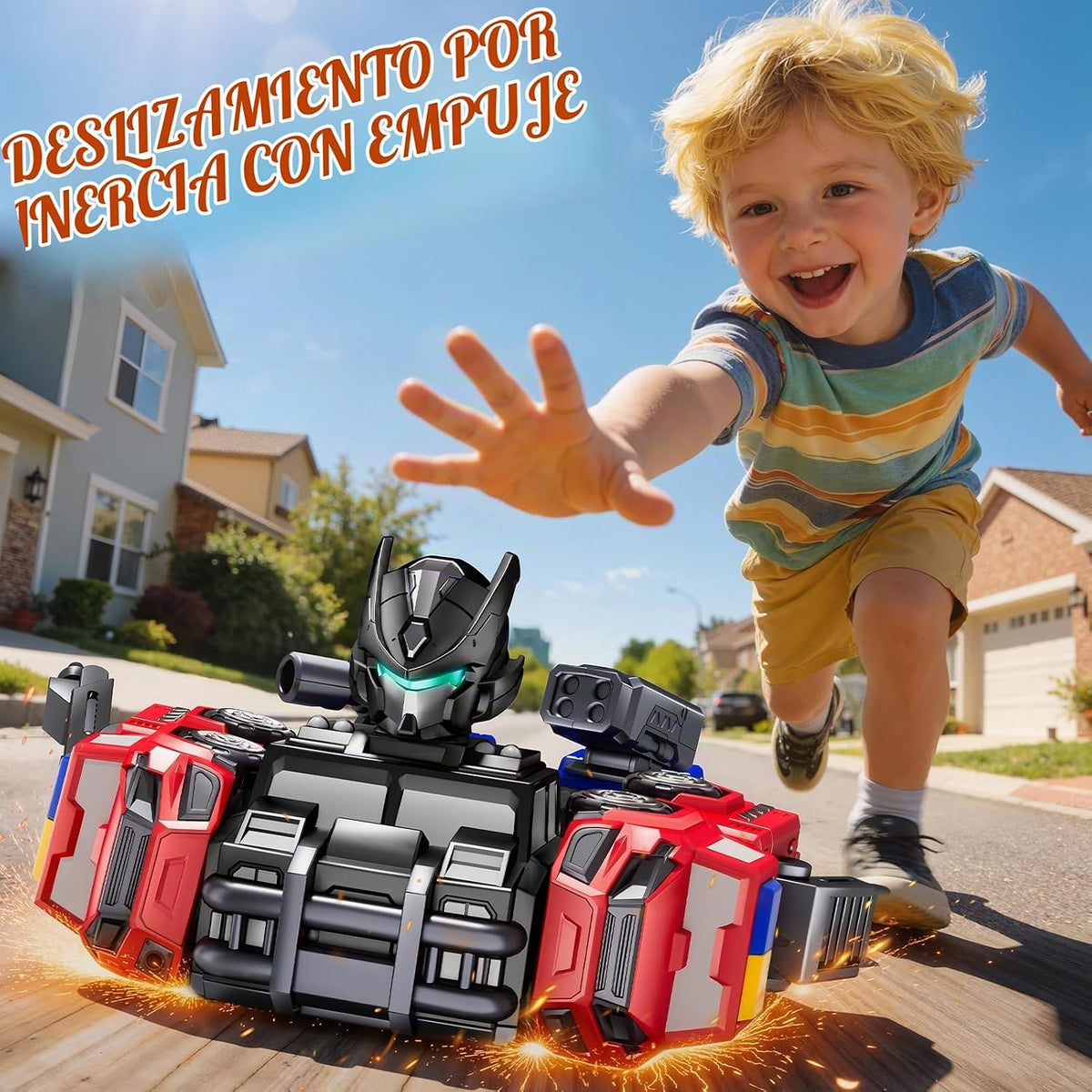 Transform Robot Toys para niños de 4 a 6 años, juguete de construcc...