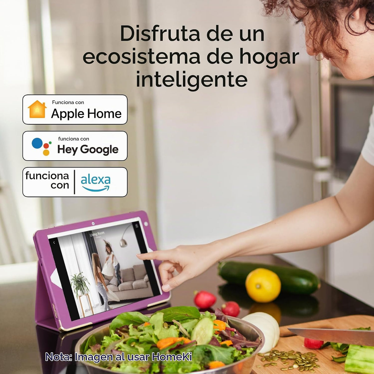 Cámara interior eufy Security 4K E30, sin suscripción, giro e incli...