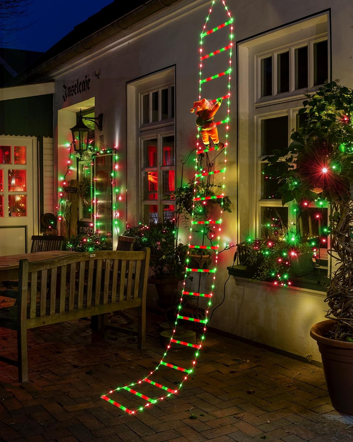 Toodour Luces LED de Navidad, luces decorativas de Navidad de 10 pi...
