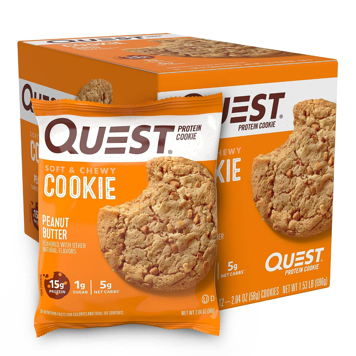 Quest Protein Cookie Mantequilla De Maní (Mantequilla De Maní) | 0....