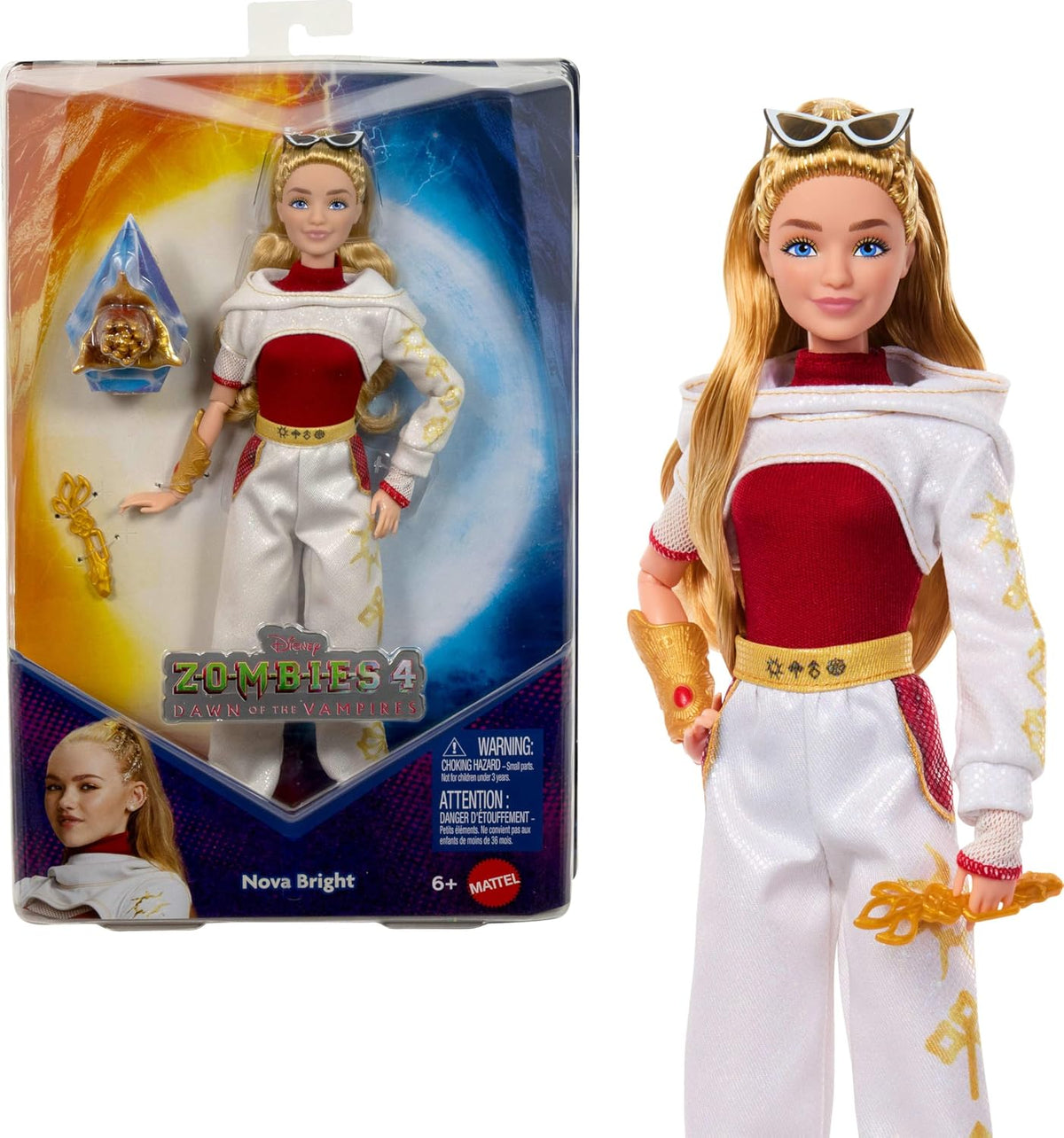 Mattel Disney Zombies 4: El amanecer de los vampiros Nova Bright Do...