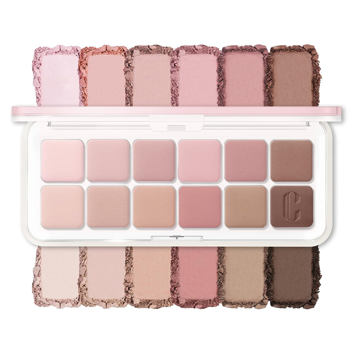 CLIO Pro - Paleta de ojos de aire, 12 colores de sombra de ojos mat...