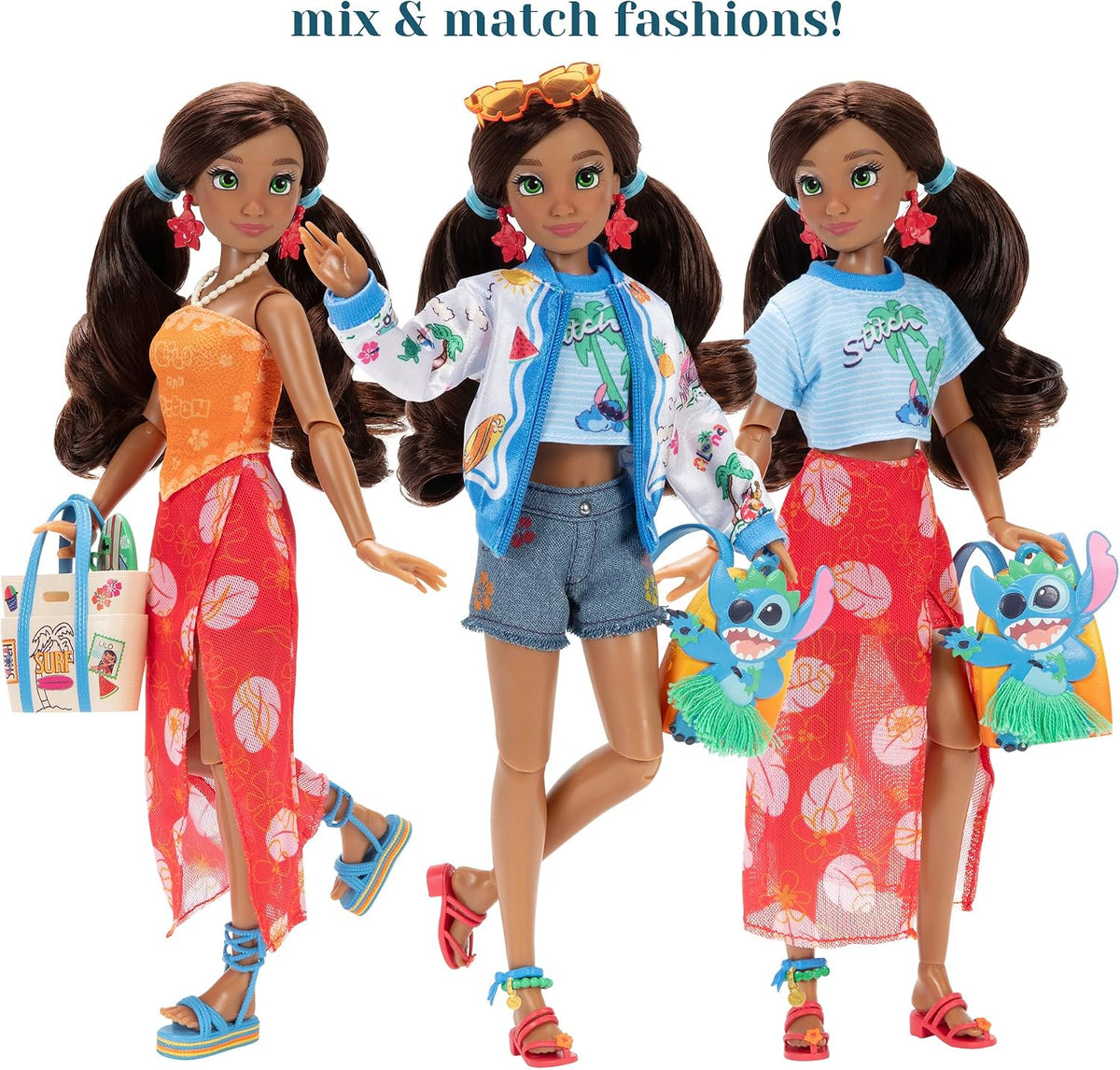 JAKKS Pacific Muñeca de moda de lujo inspirada en Stitch