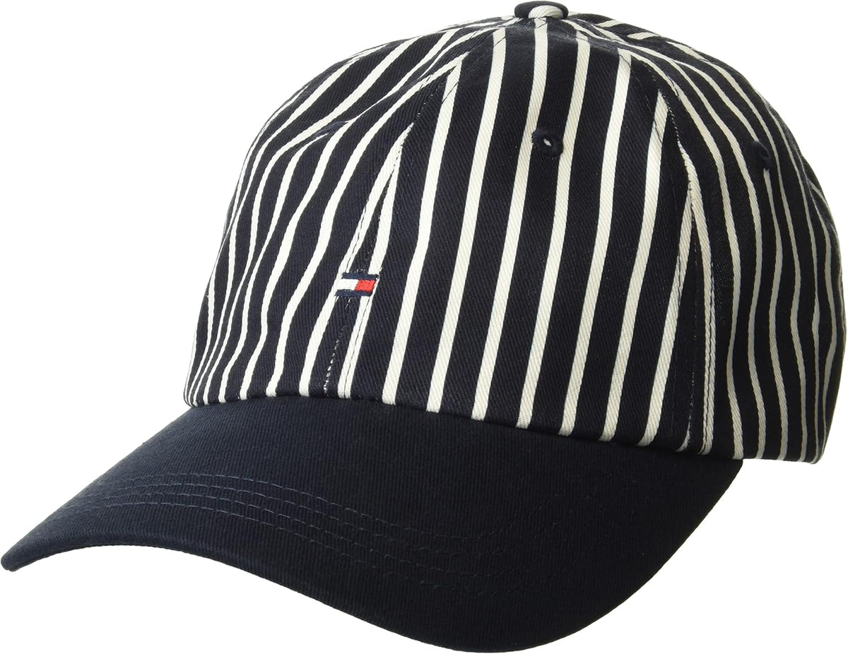 Tommy Hilfiger - Gorra de béisbol ajustable de algodón con logo par...