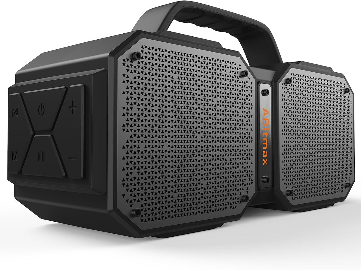ABitmax Altavoz Bluetooth para exteriores, pico de 90 W, 35 H | Alt...