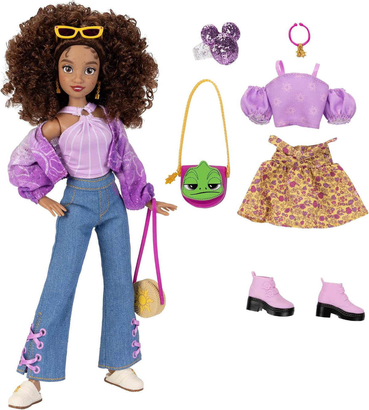 Disney ily 4EVER - Muñecas Rapunzel de 11.5 pulgadas de alto con 13...