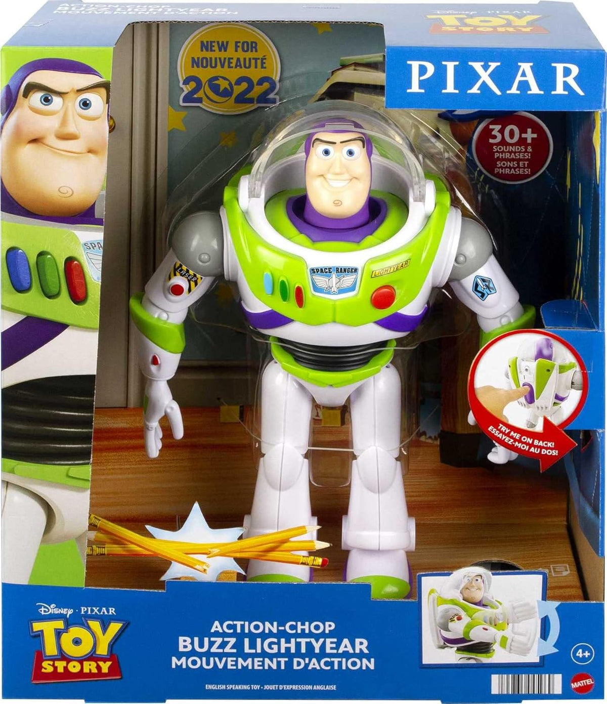 Mattel Disney Pixar Toy Story Figura de acción parlante de Buzz Lig...