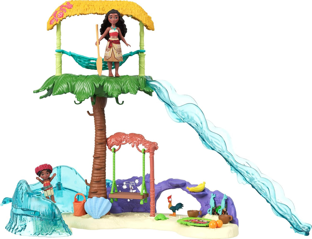Mattel Disney Moana 2 Juguetes, Set de juego de aventura en la isla...