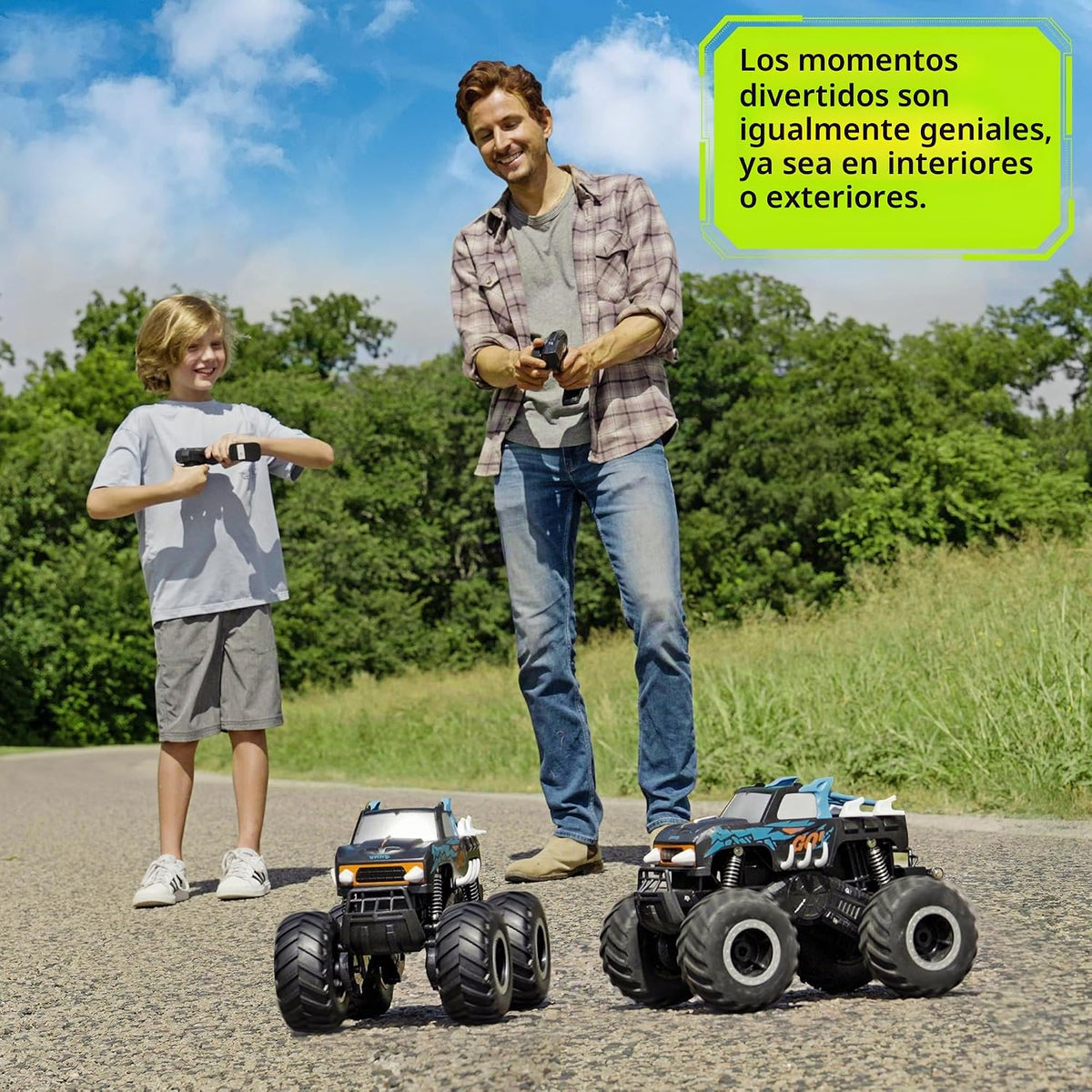 Threeking 1:16 Camión Monstruo Anfibio Todo Terreno Coche de Contro...