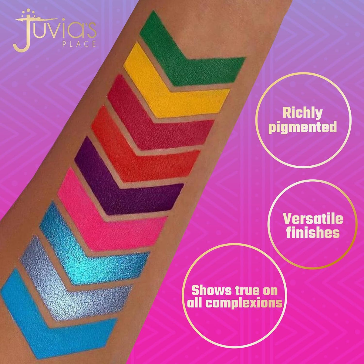 Juvia's Place Paleta The Warrior III - Verde Esmeralda Profundo...