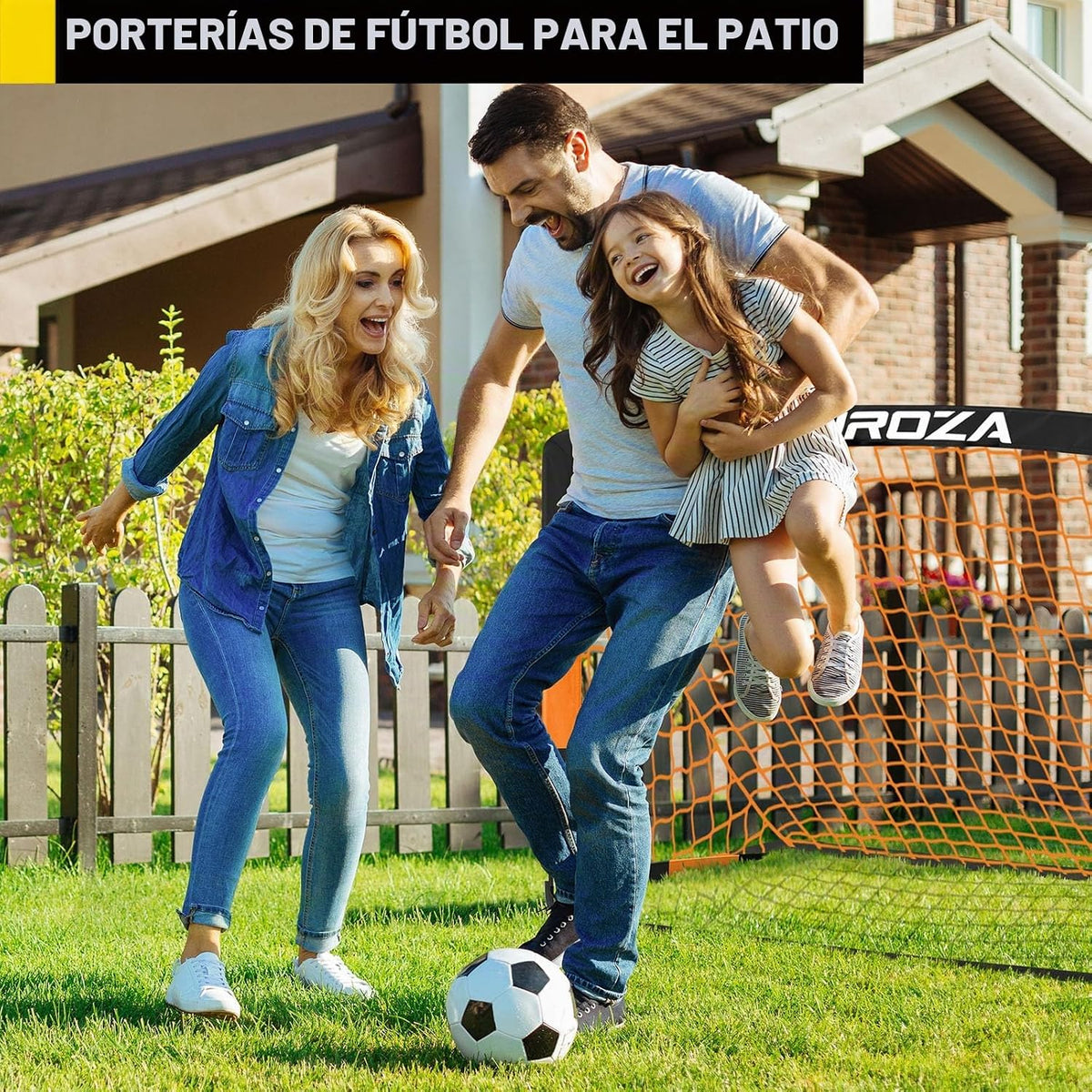 Portería de fútbol, juego de porterías de fútbol para niños para pa...