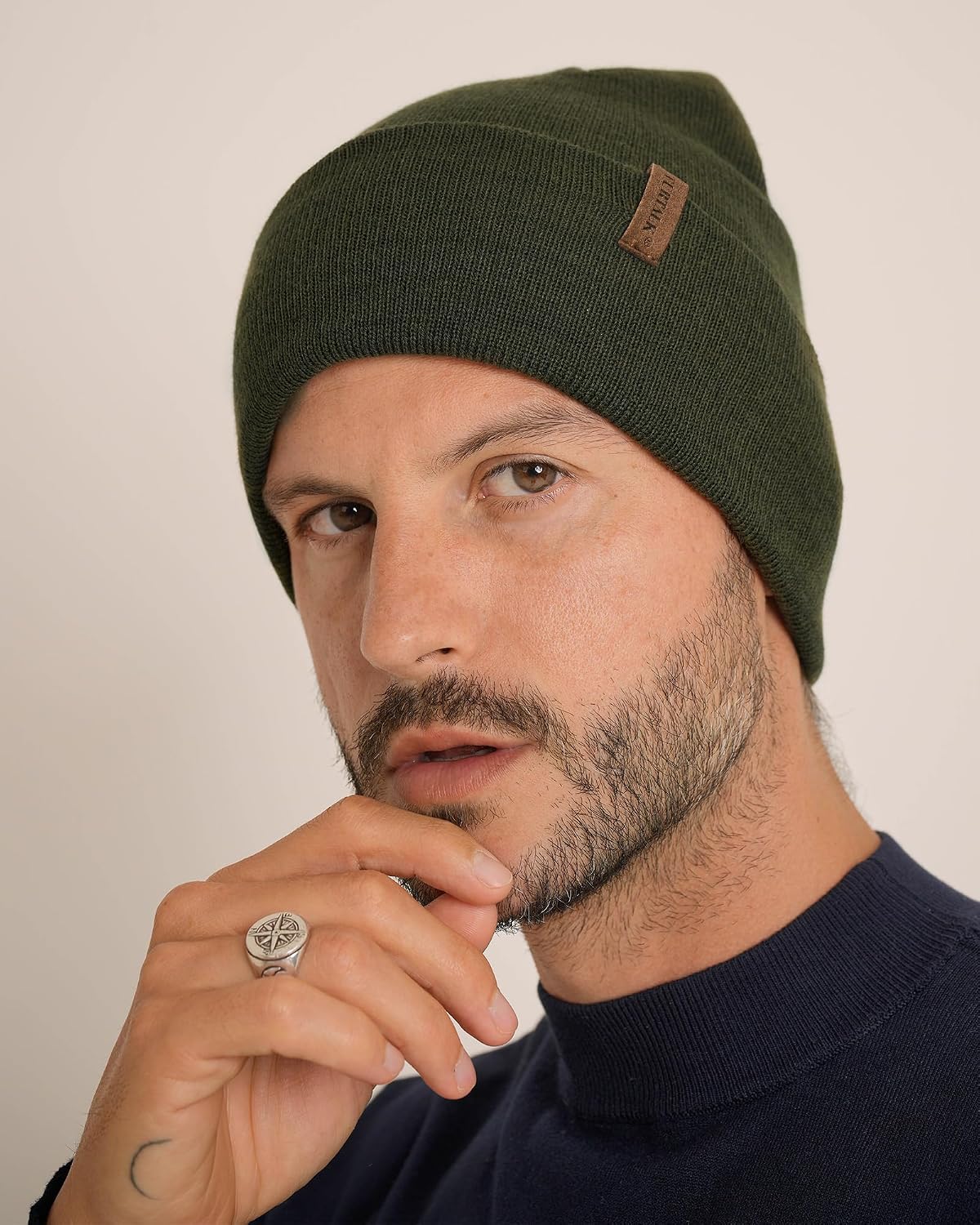 FURTALK Gorro para Hombres y Mujeres con Puños Tejido Grueso Unisex...
