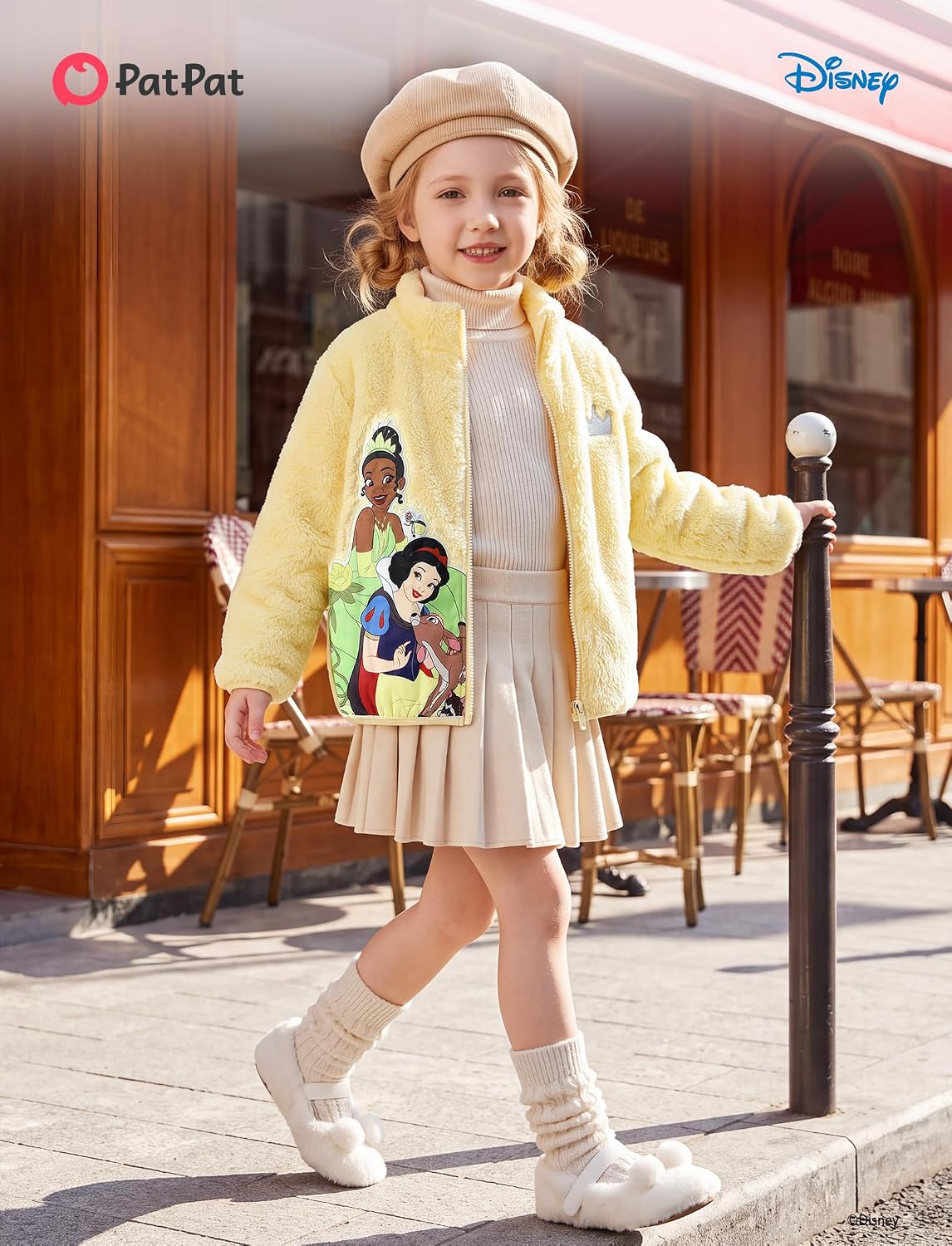 Disney Stitch Frozen Elsa Minnie Mickey - Chaqueta de forro polar p...