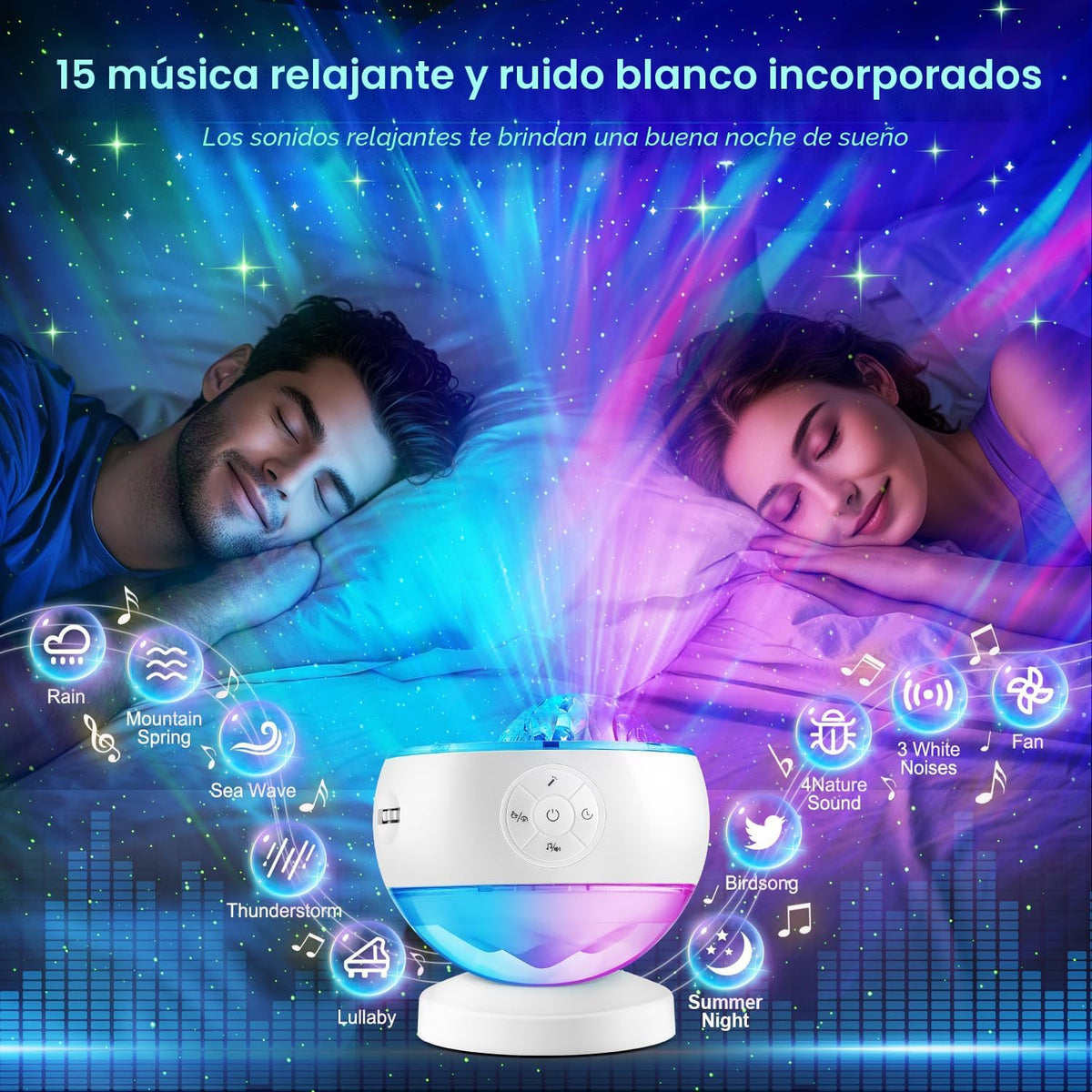 Proyector de luces del norte, proyector de galaxias con más de 300...