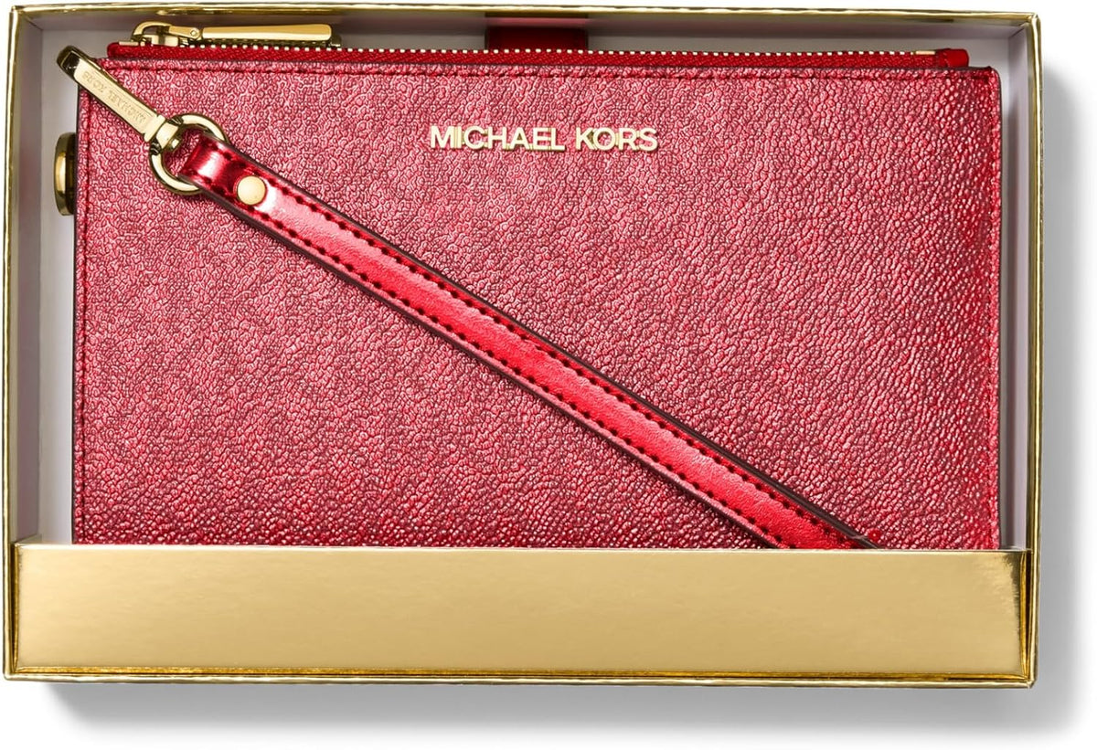 Michael Kors - Cartera de viaje con doble cremallera, de PVC