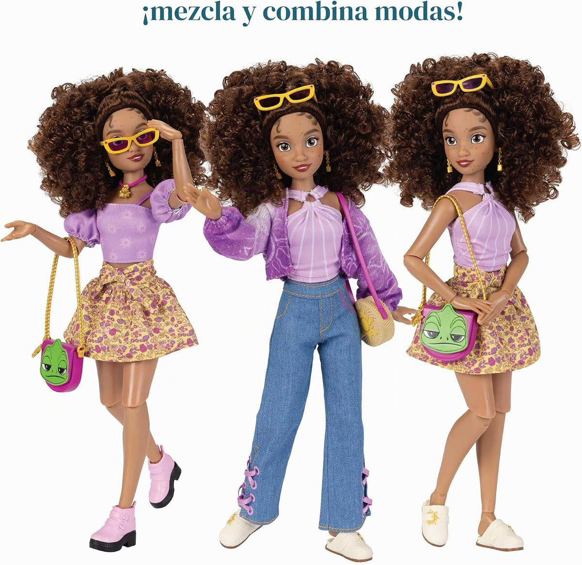 Disney ily 4EVER - Muñecas Rapunzel de 11.5 pulgadas de alto con 13...