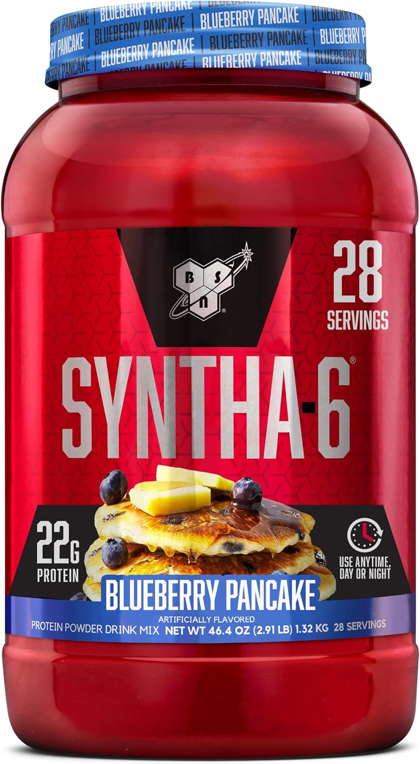BSN SYNTHA-6 Proteína Premium en Polvo con 6g de Fibra, Proteína de...