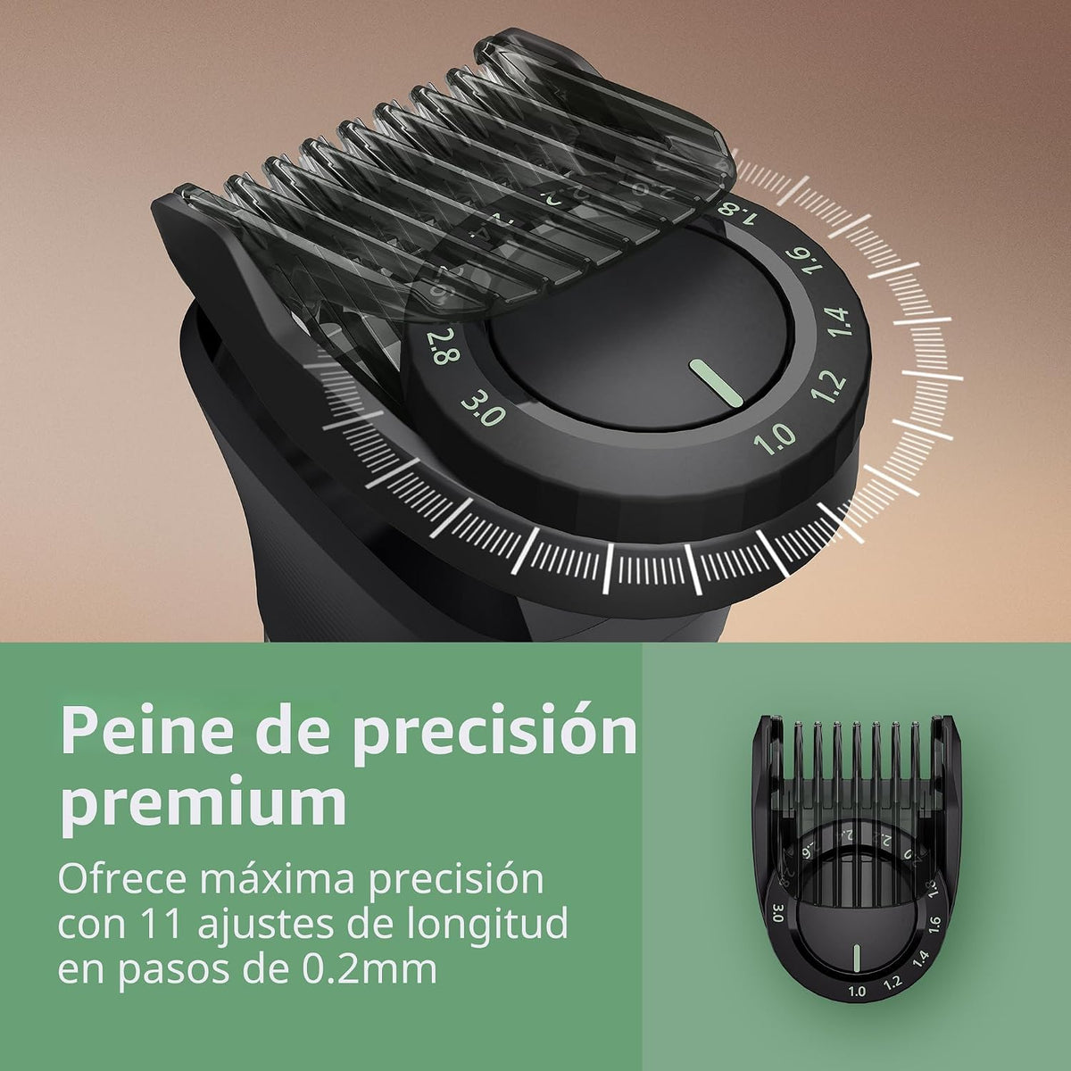 Norelco Philips All-in-One 7000 23 en 1 - Recortadora para rostro,...