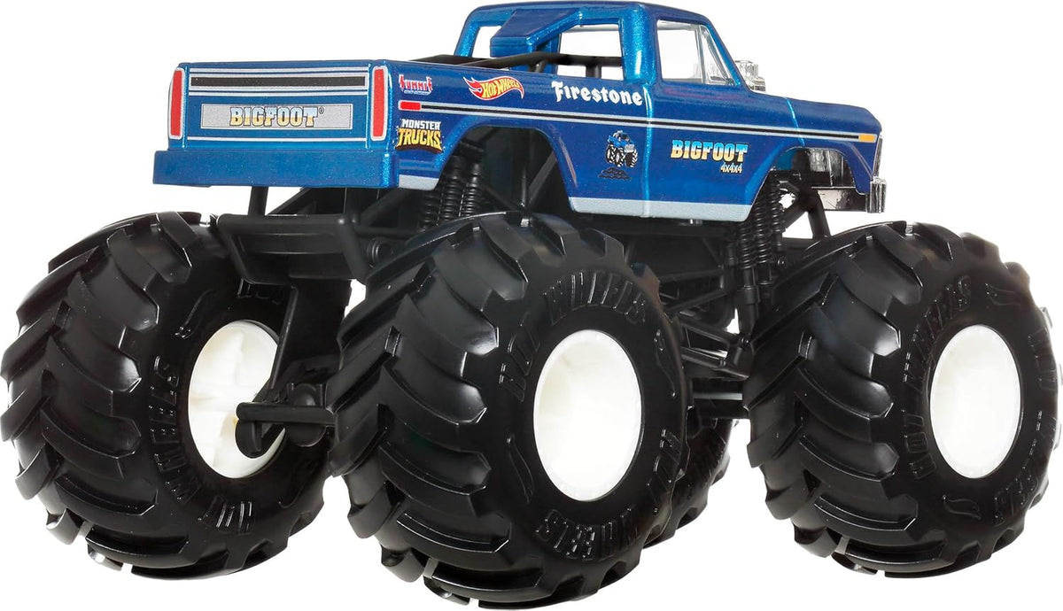 Hot Wheels Monster Trucks, camión monstruo de gran tamaño, camión d...