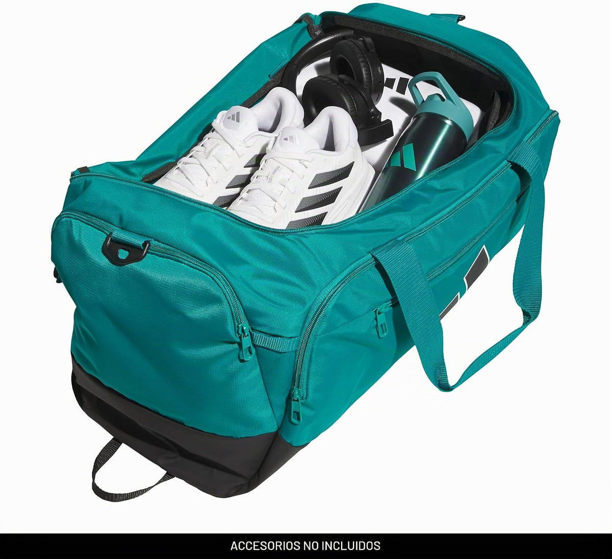 adidas Bolsa de lona Defender, EQT Verde\/Negro\/Medio 59L, Medium...