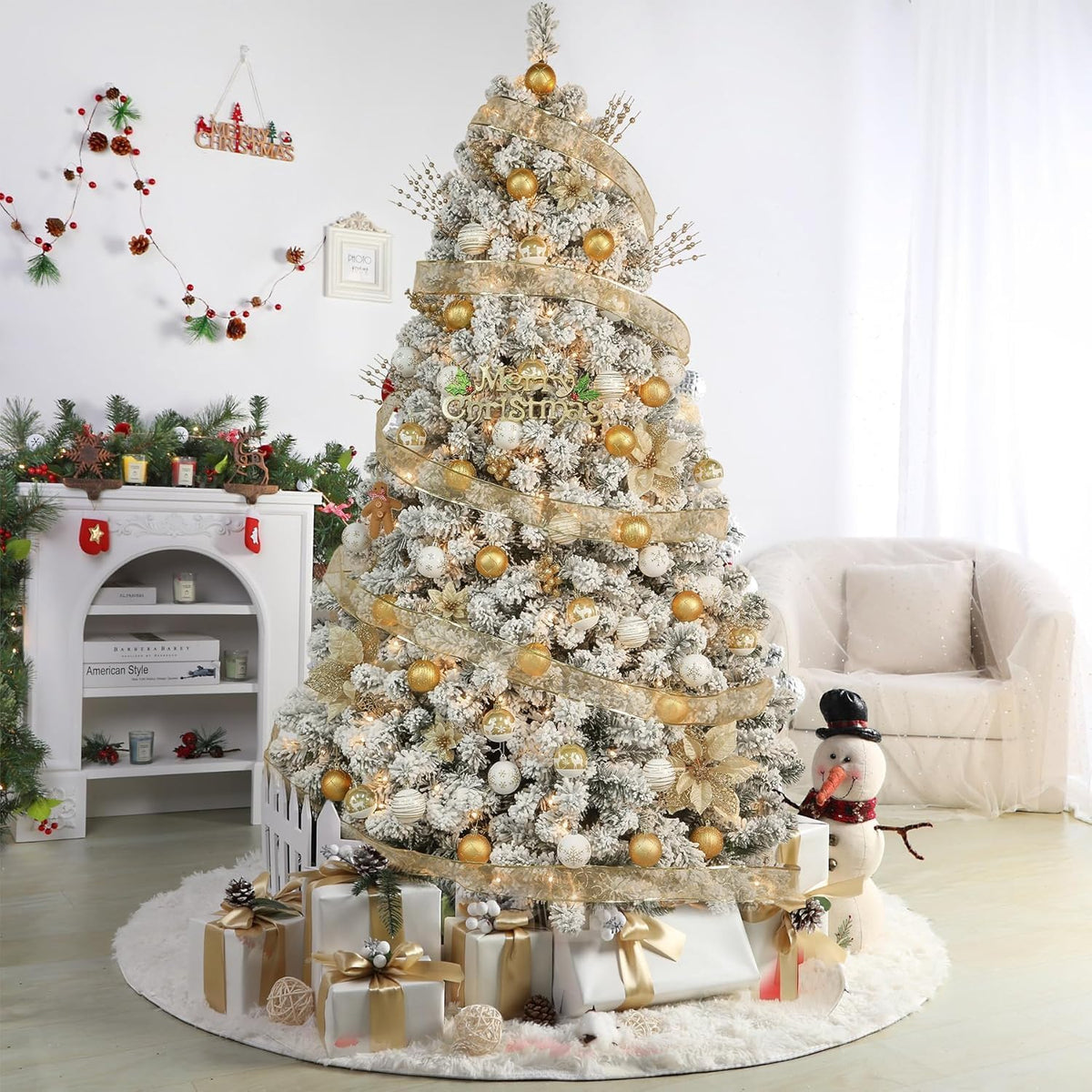SHareconn - Bolas para árbol de Navidad, 30 unidades, 2.36 pulgadas...