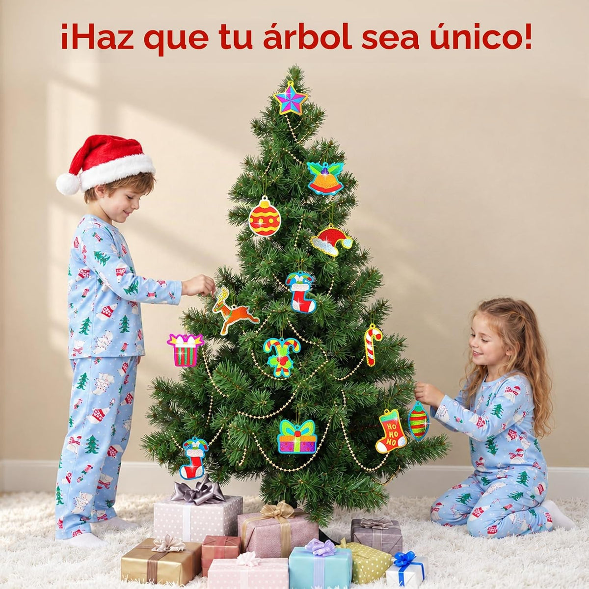 Skillmatics - Divertidos adornos de Navidad, arte de aluminio, rega...