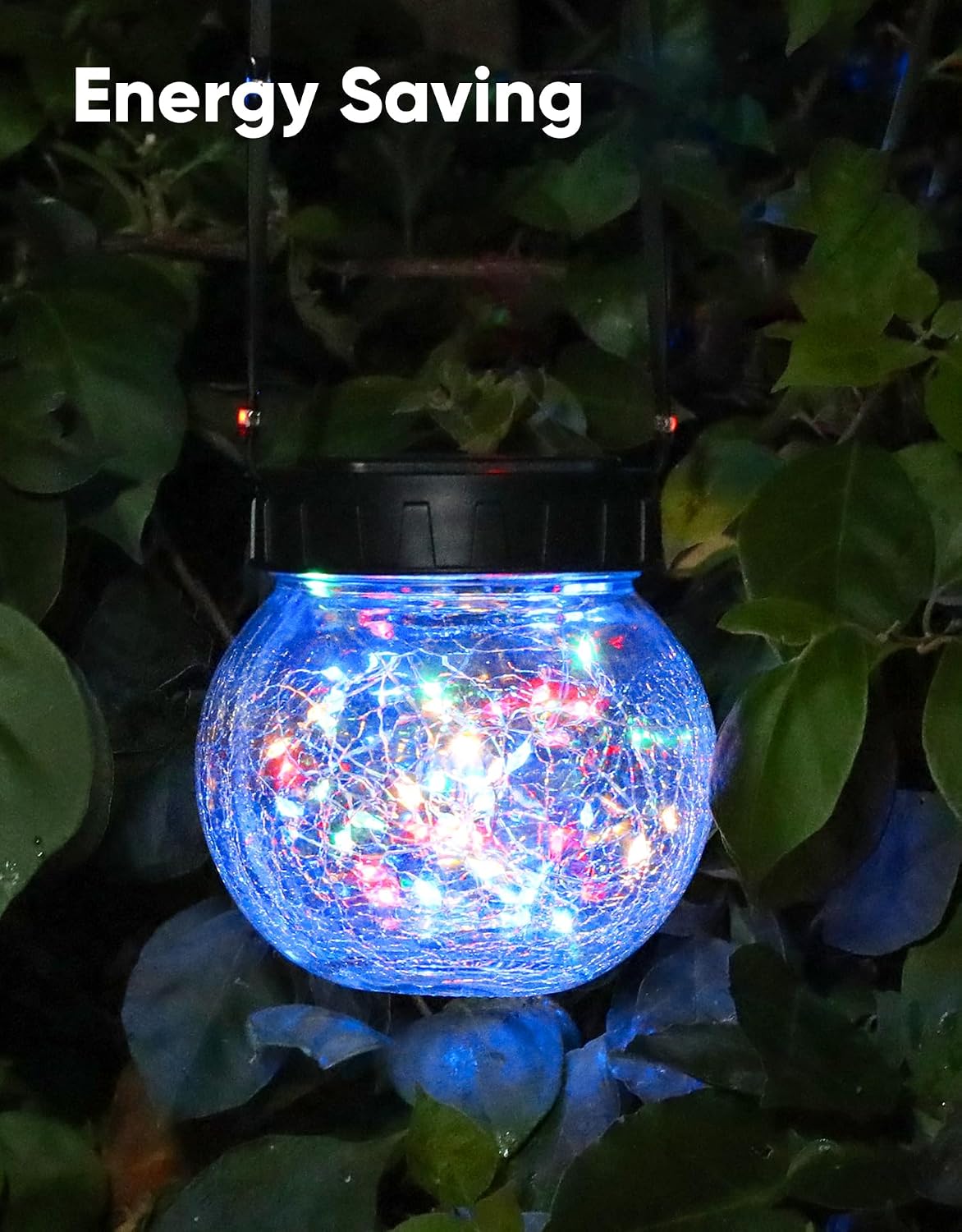 PARTPHONER Paquete de 12 luces solares para exteriores impermeables...