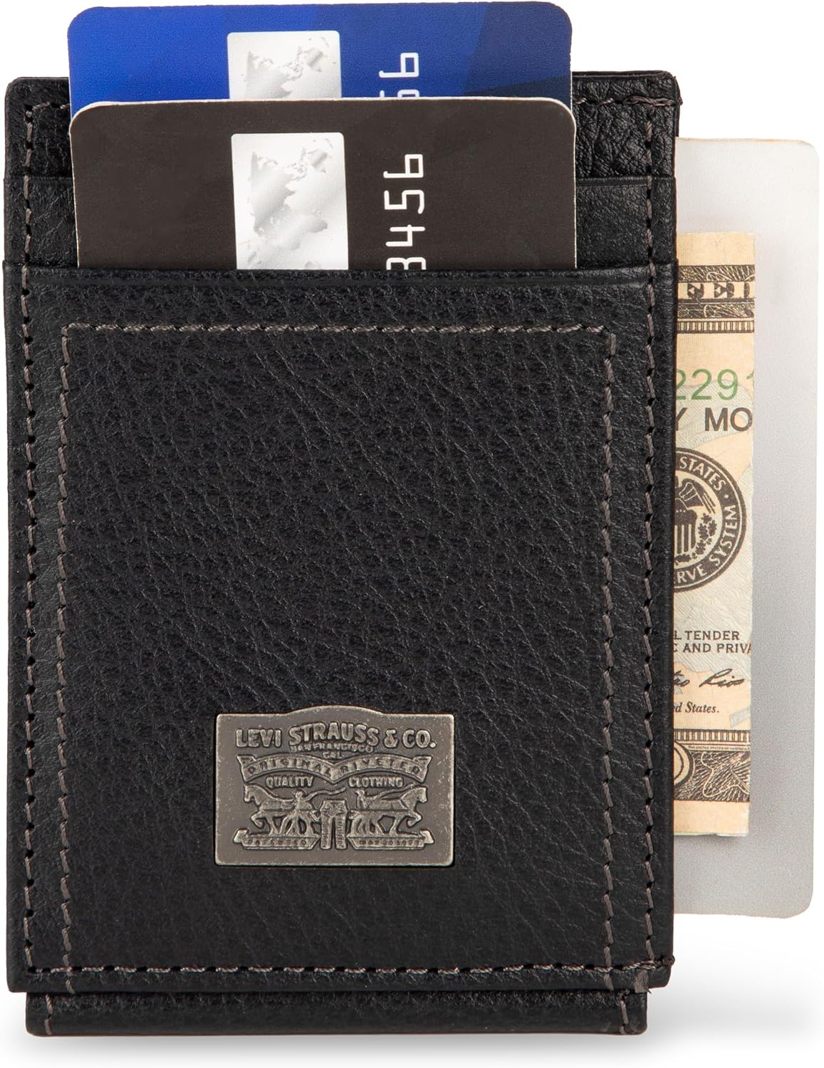 Levi's Cartera compacta para hombre con ranuras para tarjetas y...