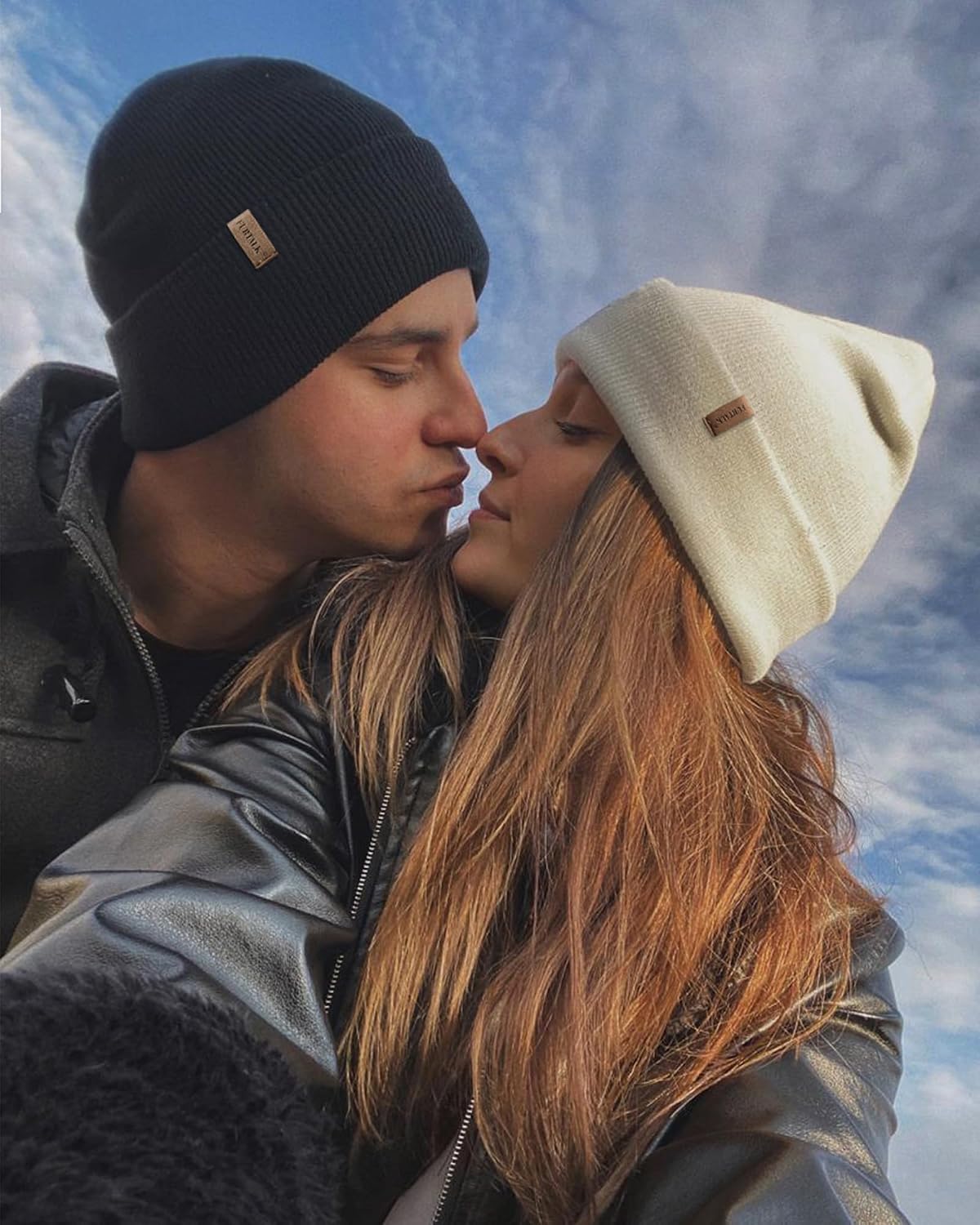 FURTALK Gorro para Hombres y Mujeres con Puños Tejido Grueso Unisex...