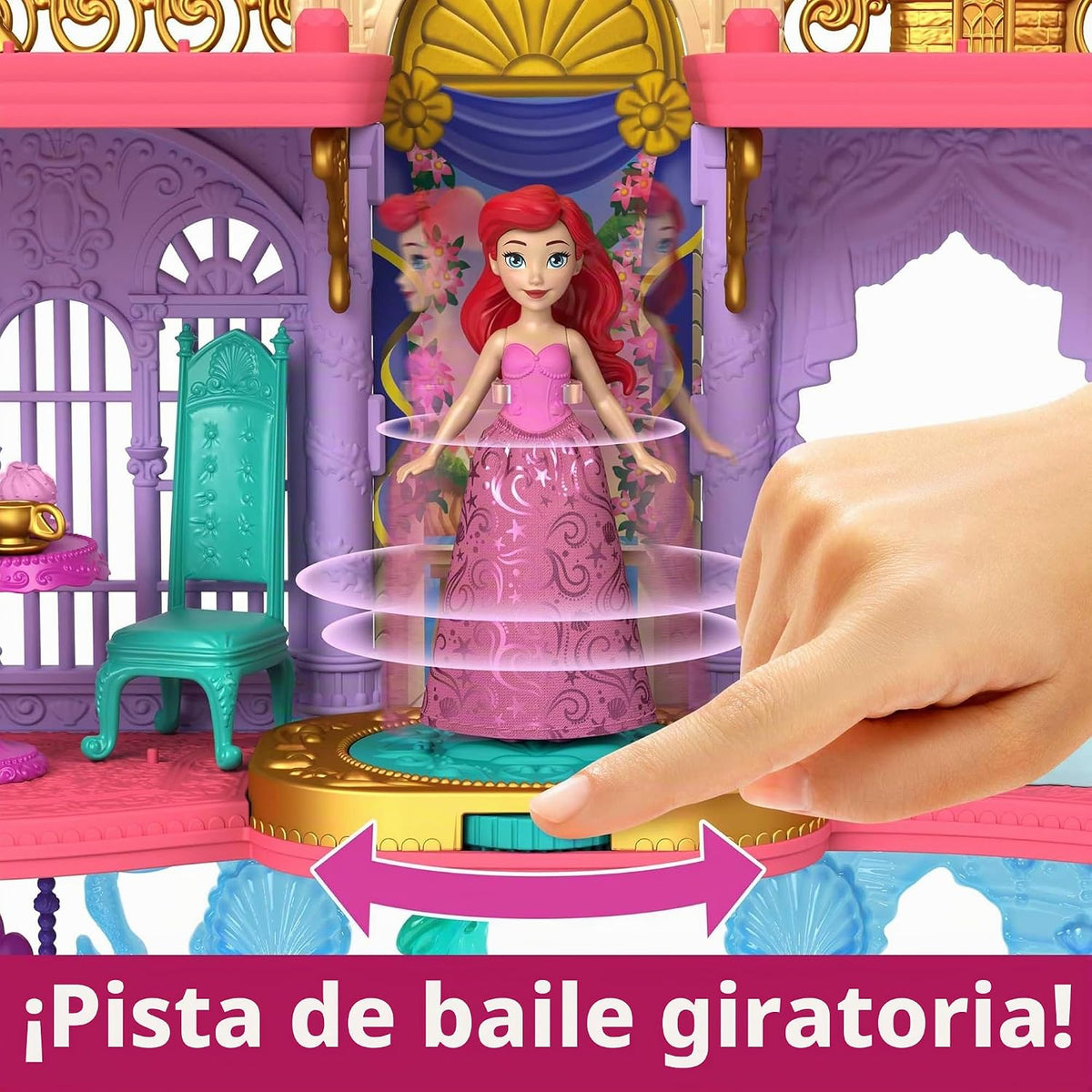Juguetes Mattel Disney Princess La Sirenita, Casa de Muñecas de Ari...