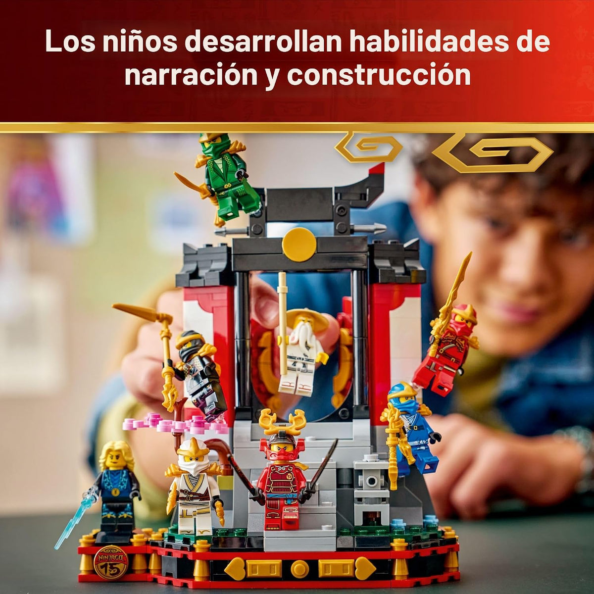LEGO NINJAGO - Pantalla de personajes ninja 15 aniversario 71866 |...