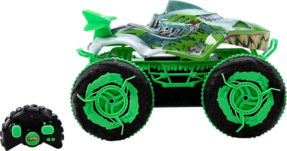 Hot Wheels Monster Trucks Todo Terreno Gran Mordida RC | Juguete de...