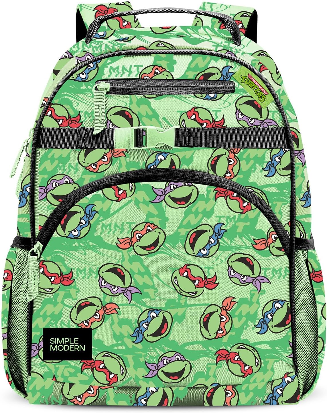Simple Modern TMNT - Mochila infantil para escuela, niñas, niños |...