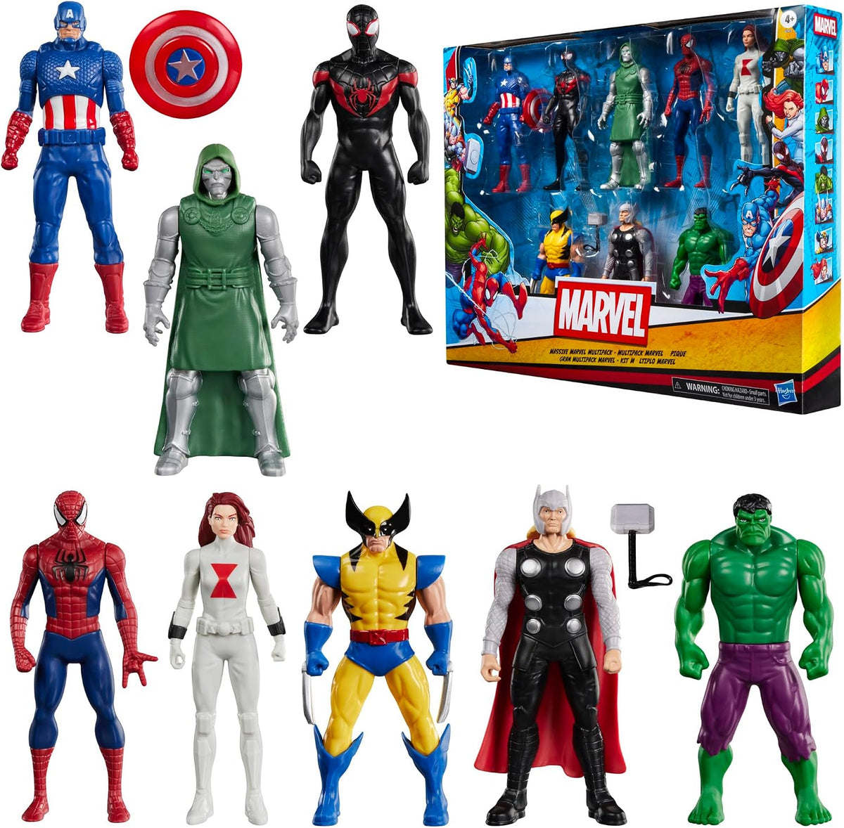 Marvel Massive Super-Hero 8-Figura Multipack | Juego de figuras de...