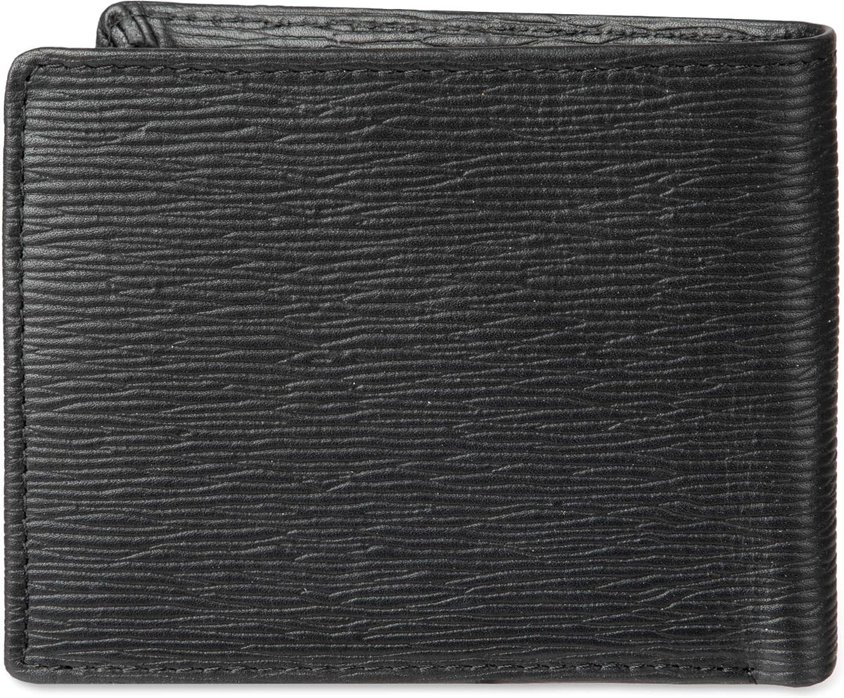 Calvin Klein Billetera plegable minimalista de piel RFID para hombr...