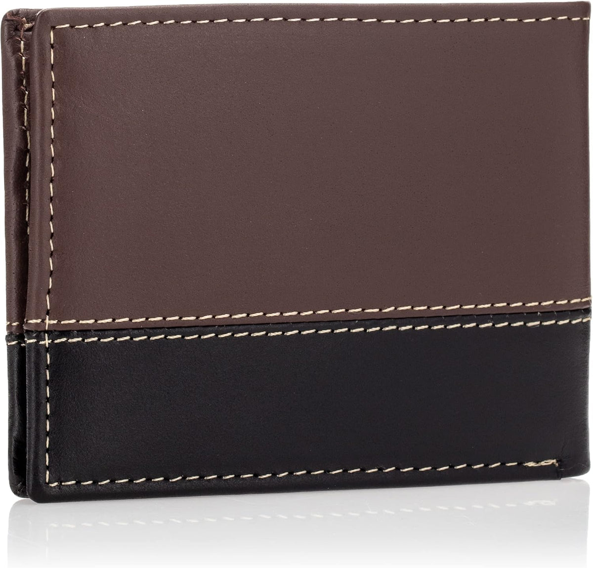 Timberland Billetera plegable de cuero para hombre, color marrón\/n...
