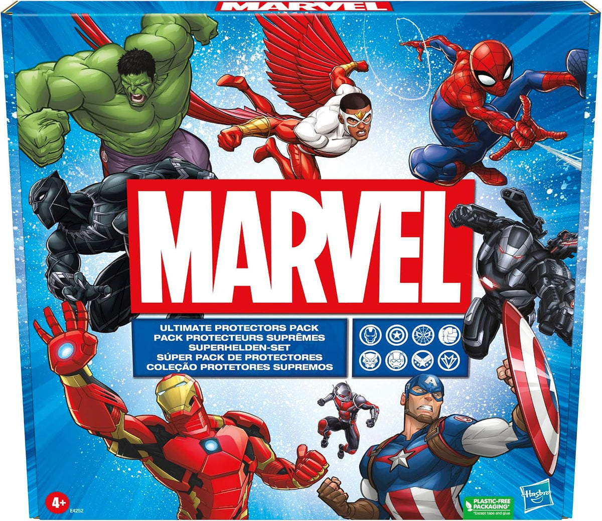 Marvel Avengers Ultimate Protectors Pack, 6 pulgadas a escala, 8 fi...
