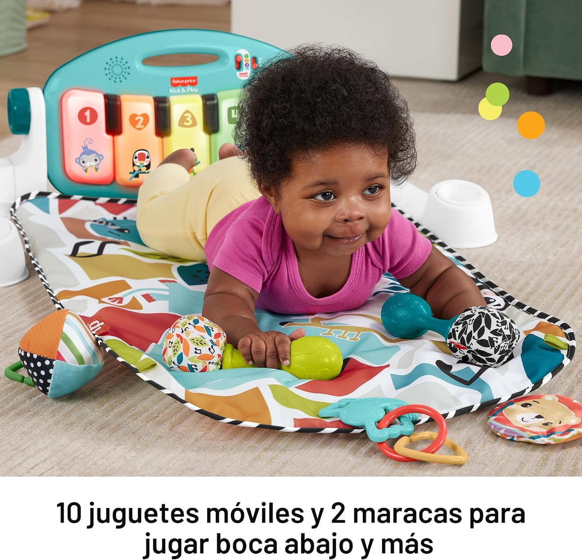 Conjunto de juguetes musicales para bebés Fisher-Price Glow and Gro...