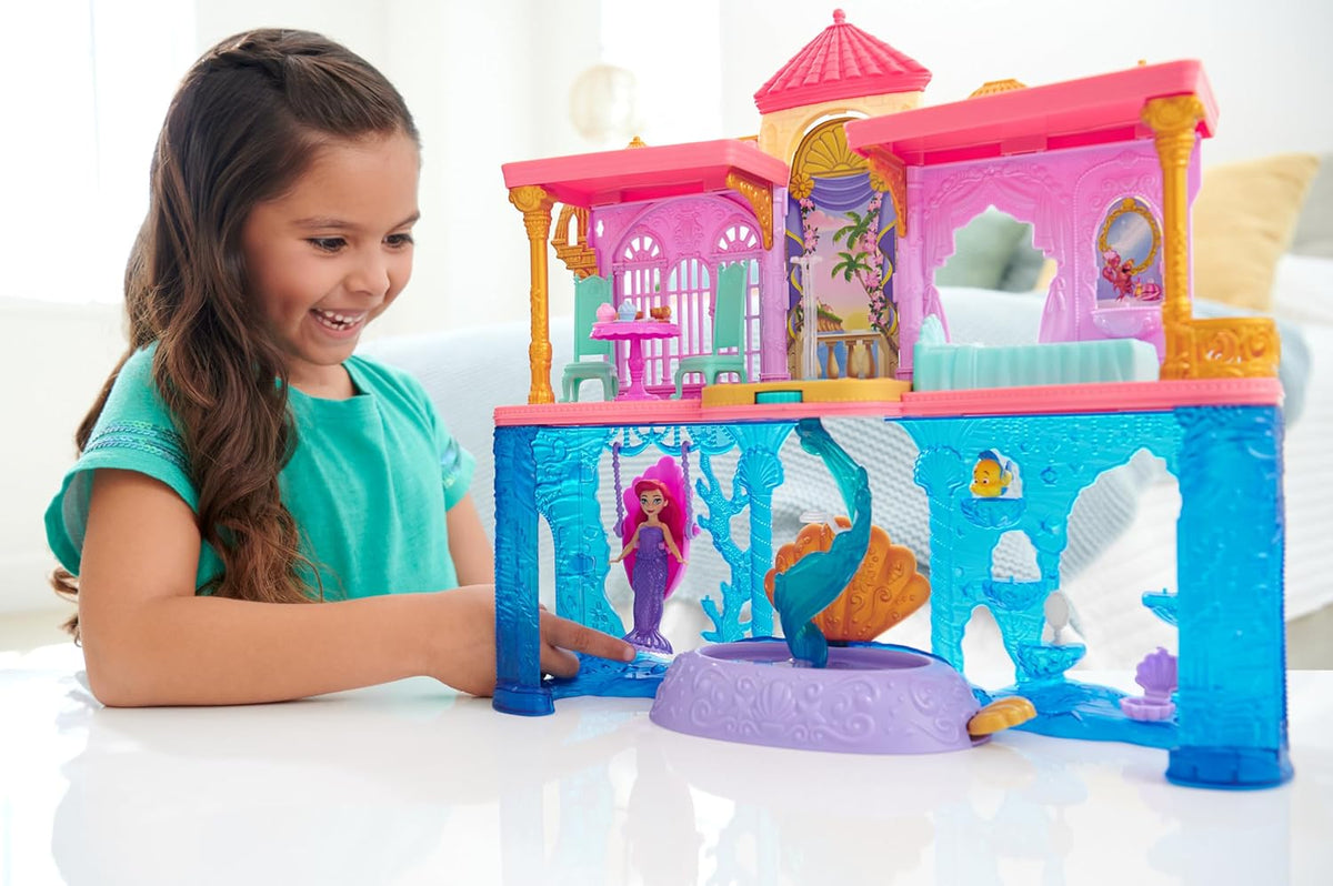 Juguetes Mattel Disney Princess La Sirenita, Casa de Muñecas de Ari...