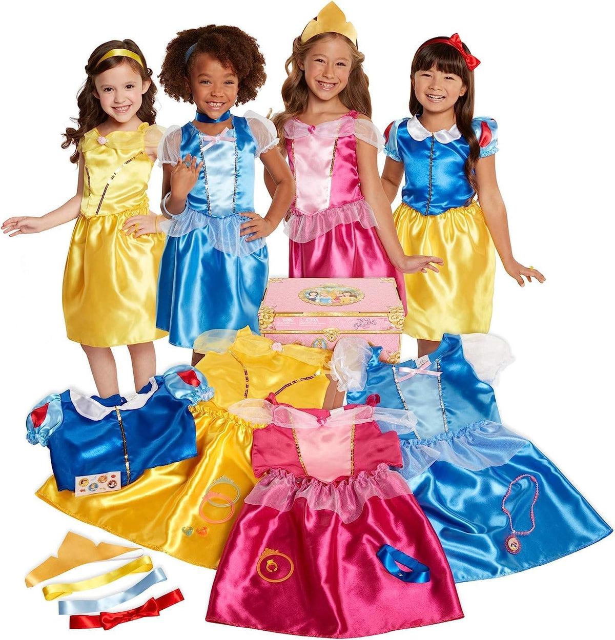 Disney Princess Baúl de Disfraces Deluxe 21 Piezas con Licencia Ofi...