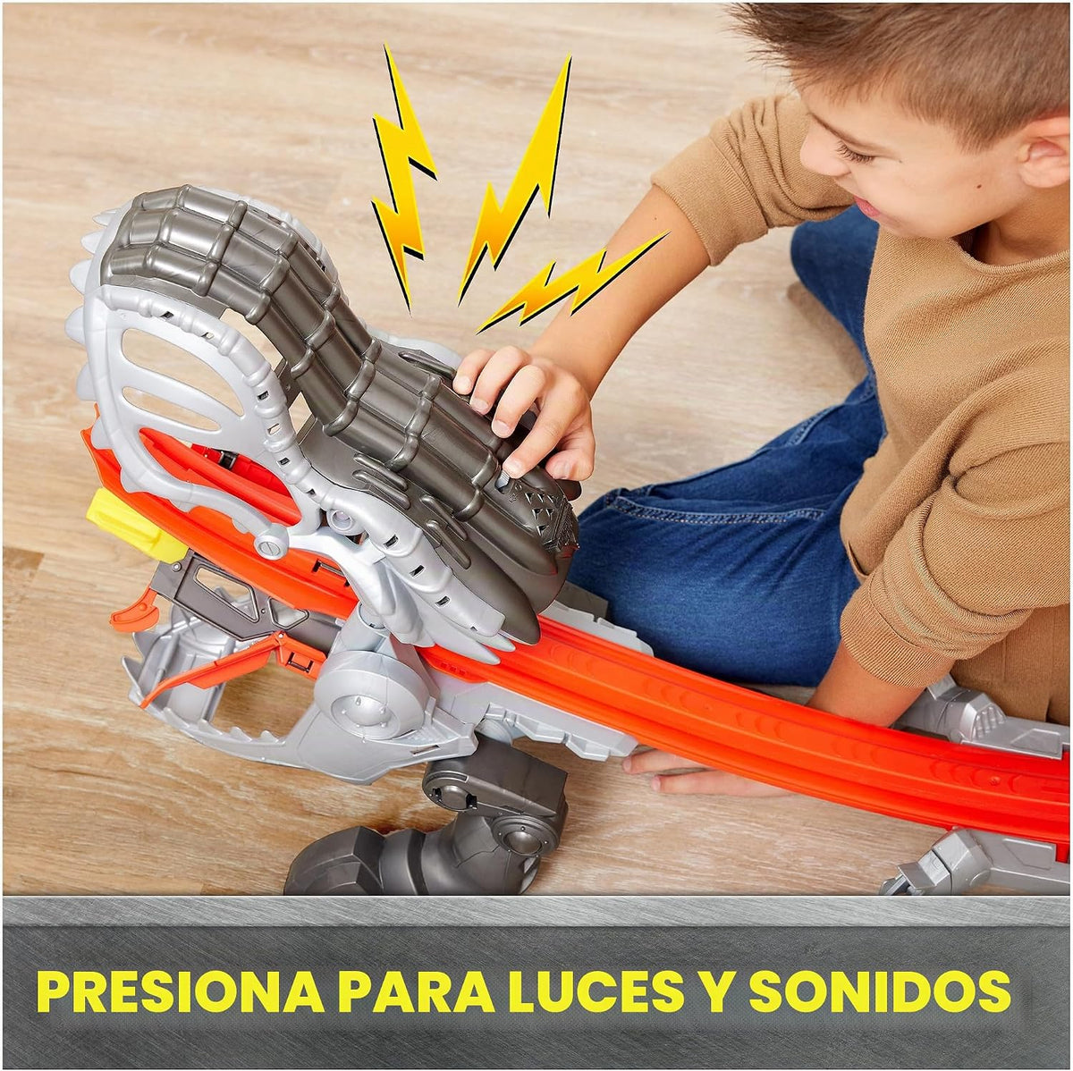 Monster Jam ThunderROARus Drop Playset con exclusivo camión monstru...
